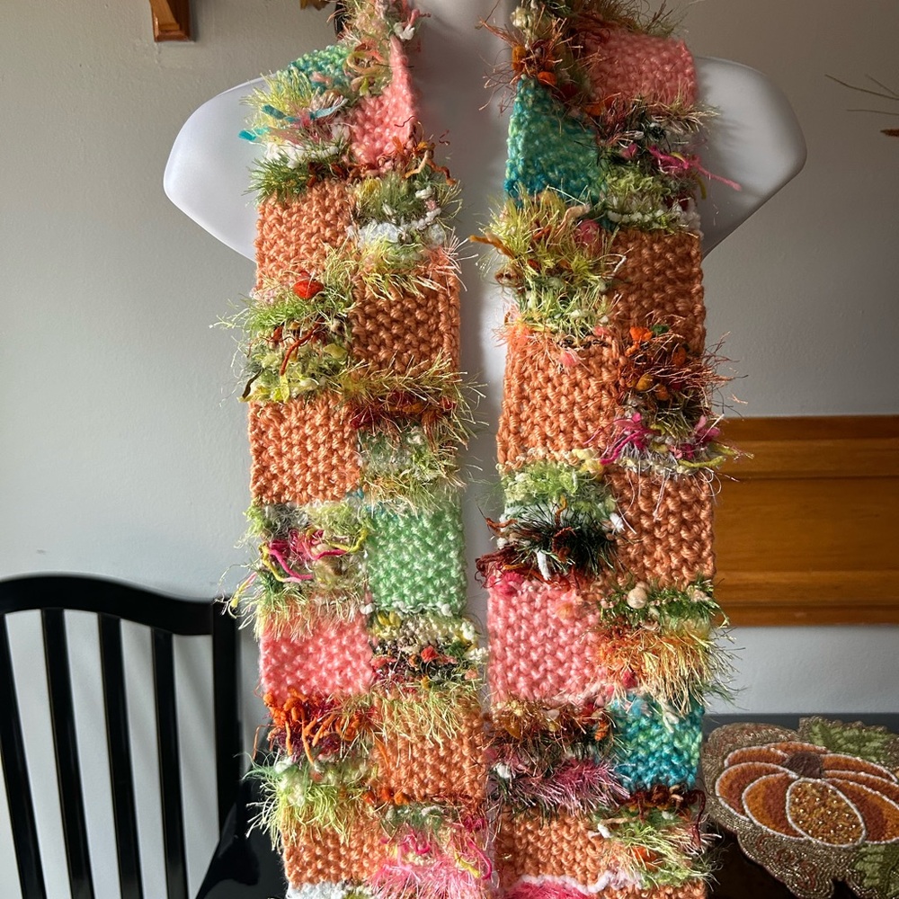 Colorful Patchwork Scarf